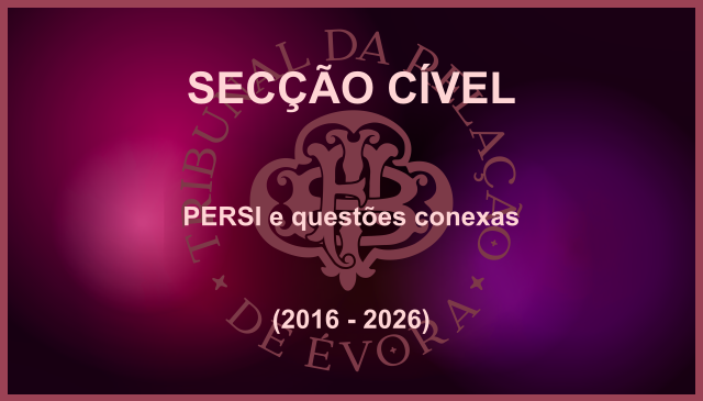 PERSI e questões conexas (2016-2026)